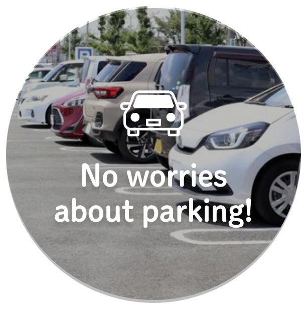 No worries about parking!
