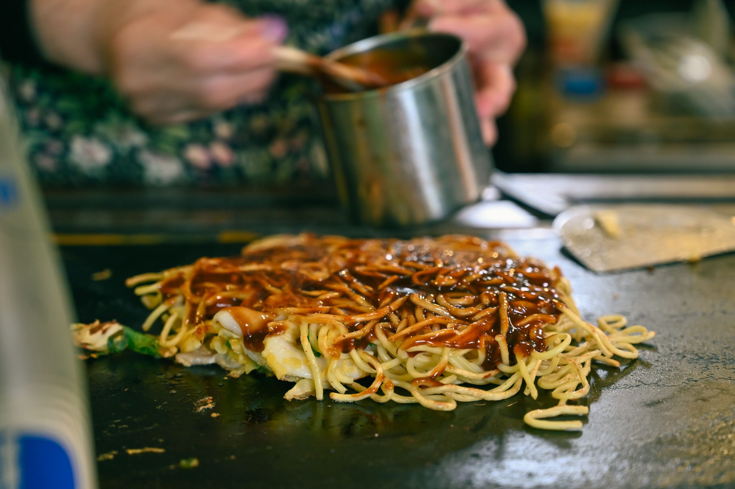 お好み焼きの味つけ