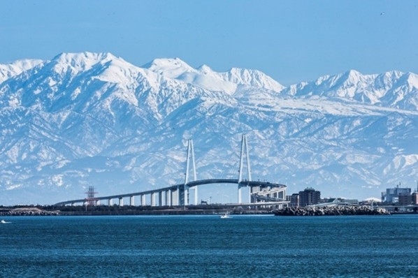 釣り　富山湾　景色