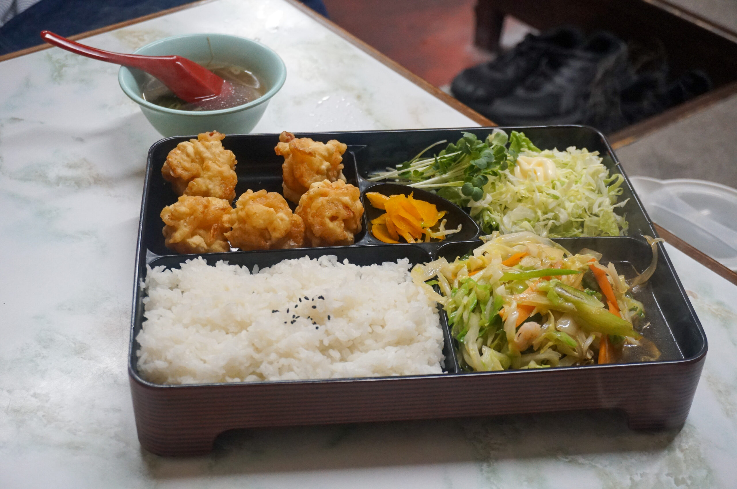 海老天定食