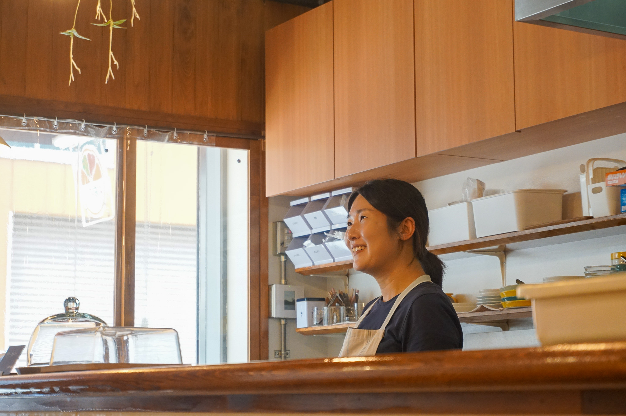 店主の優しい笑顔